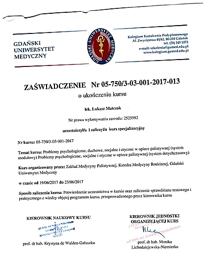 Certyfikat 09
