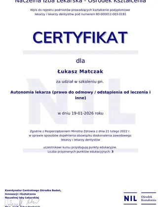 Certyfikat 15