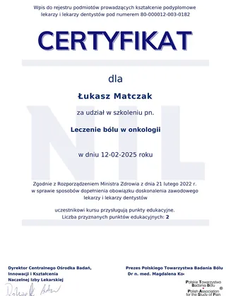 Certyfikat 19